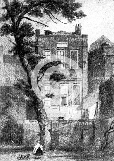 'Milton's House in Petty France, Westminster, London', 1923.Artist: Rischgitz Collection