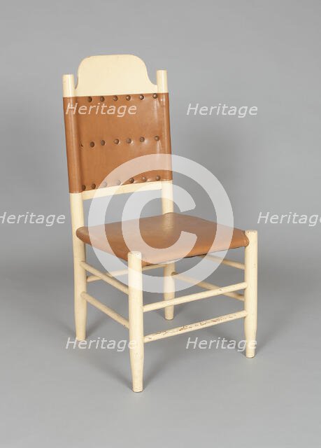 Side Chair (part of a set), c. 1885. Creators: Matthew Meier, Ernest Hagen.