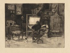 The Etcher, 1882. Creator: Robert Frederick Blum (American, 1857-1903).