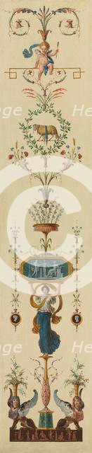 Decorative Panel, 1790s. Creator: Pierre Rousseau (French, 1751-1829).