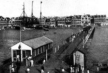 The Spanish-American War: drawbridge across the harbour, Willemstad, 1898. Creator: Unknown.