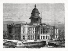 The Capitol, Sacramento, California, USA, 1877. Artist: Unknown