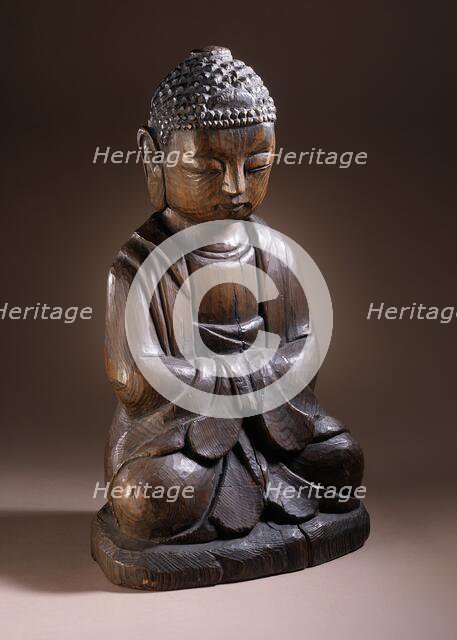 Seated Shakyamuni, 18th-19th century. Creator: Unknown.