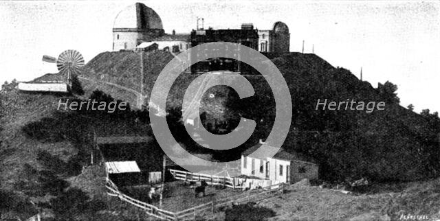 Our Near Neighbour, Mars: the Lick Observatory, Mount Hamilton, California, 1895. Creator: Carl Hentschel.