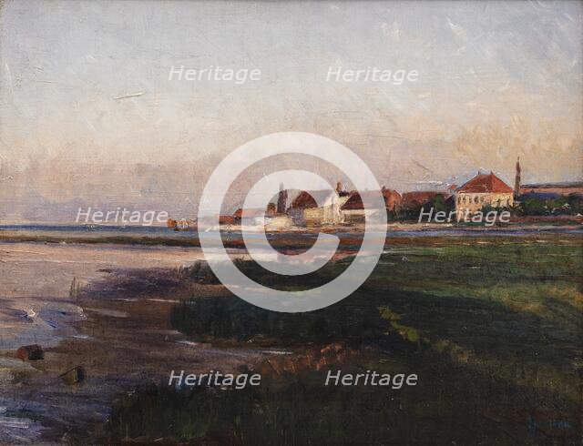 The Works at Kastrup in evening light, 1894. Creator: Albert Gottschalk.