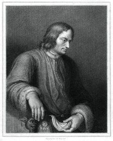 Lorenzo de' Medici, Italian statesman and ruler of the Florentine Republic, (1833).Artist: CE Wagstaff