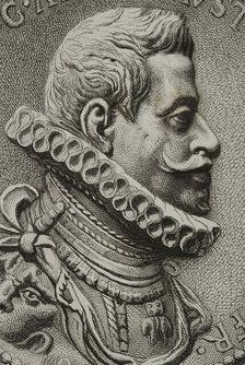 Albert of Austria (1559-1621), Archduke of Austria and sovereign prince of the Low Countries, 1879.  Creator: Alphonse Charles Masson.