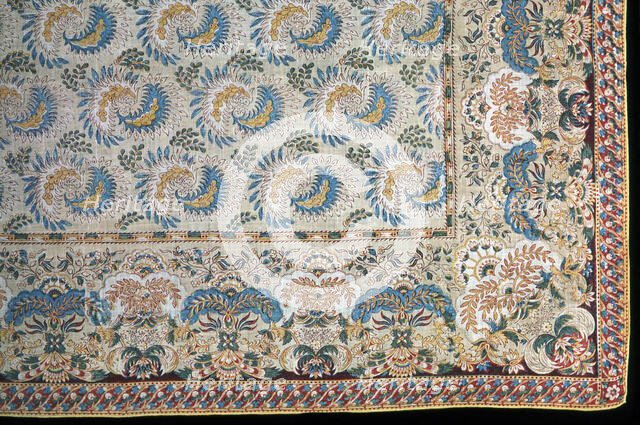 Handkerchief, France, 1801/25. Creator: Unknown.