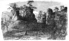"The Red Castle", at Hawkstone Park, 1854. Creator: Unknown.