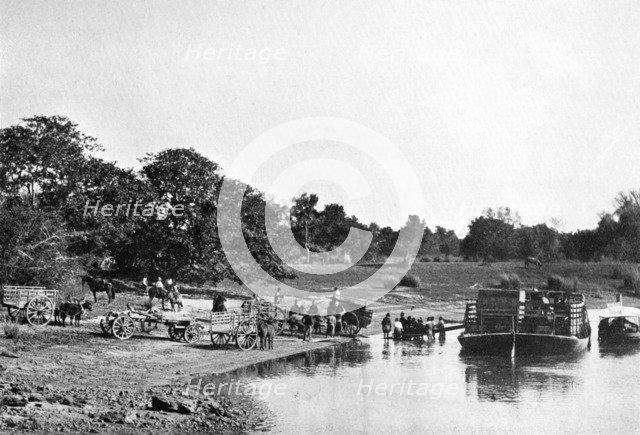 River scene, Rio Corrientes, Paraguay, 1911. Artist: Unknown