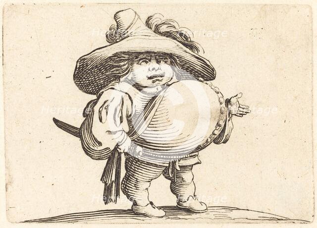 Man with Big Belly, c. 1622. Creator: Jacques Callot.
