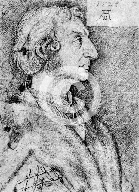 'Ulrich Starck', 1527, (1936). Artist: Albrecht Dürer