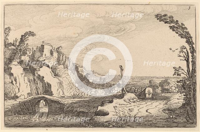 Cascade under a Stone Bridge, c. 1616. Creator: Jan van de Velde II.