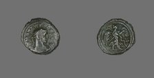 Tetradrachm (Coin) Portraying Emperor Probus, 279-280. Creator: Unknown.