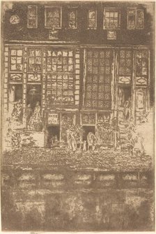 The Embroidered Curtain, 1889. Creator: James Abbott McNeill Whistler.