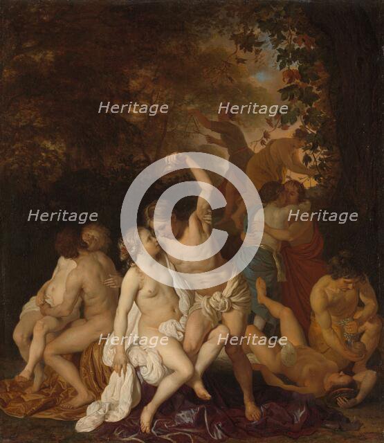 Scene with Bacchantes, 1653. Creator: Jacob van Loo.