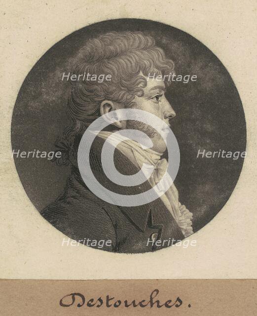 Destouches, 1809. Creator: Charles Balthazar Julien Févret de Saint-Mémin.