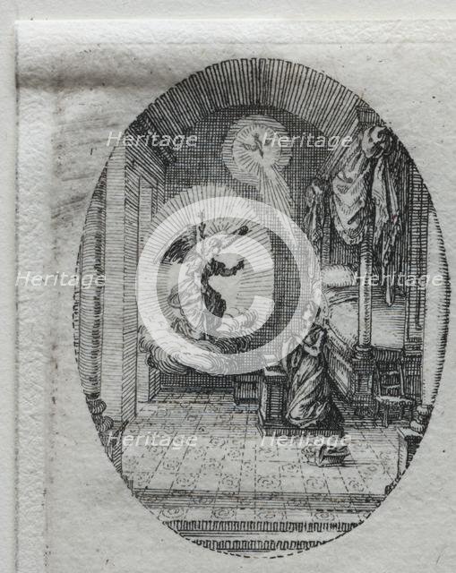 The Mysteries of the Passion: The Annunciation. Creator: Jacques Callot (French, 1592-1635).