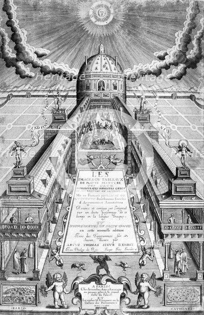 Title page of Les Images .. Des Deux Philostrates, 1615. Artist: Leonard Gaultier