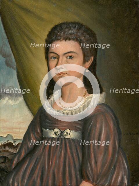 Lucia Leonard, 1801. Creator: Luther Allen.