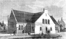 New School-Church of St. Peter's, Stepney, 1857. Creator: Unknown.