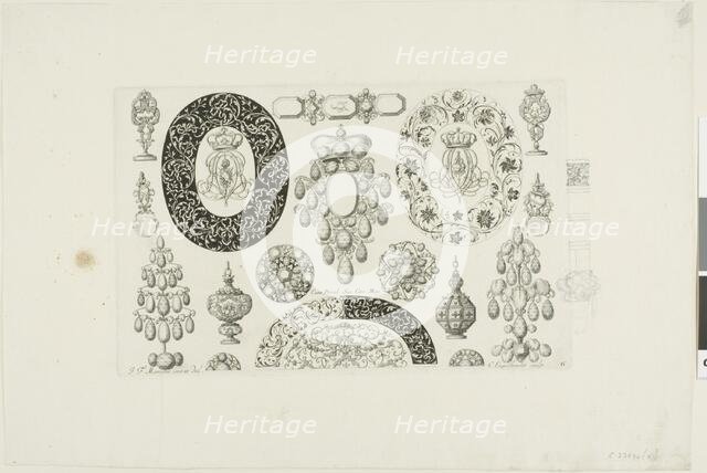 Designs for Jewelry, before 1697. Creator: Christian Engelbrecht.
