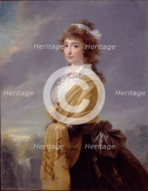 Portrait of Countess Elisabeth von Thun-Hohenstein (1764-1806), 1787. Artist: Füger, Heinrich Friedrich (1751-1818)