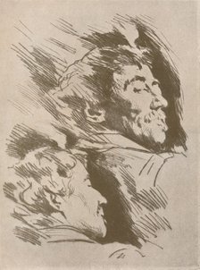 'Portrait Studies', c1880, (1904). Artist: Mortimer L Menpes.