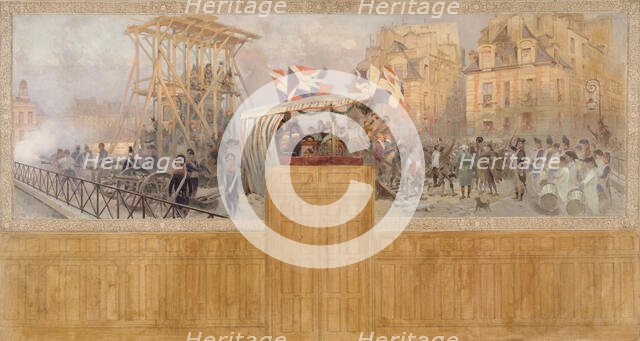 Les enrôlements volontaires en 1792, between 1901 and 1902. Creator: Jean Baptiste Edouard Detaille.