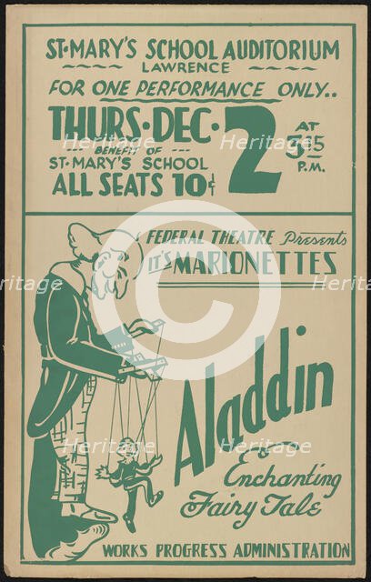 Aladdin, [193-]. Creator: Unknown.