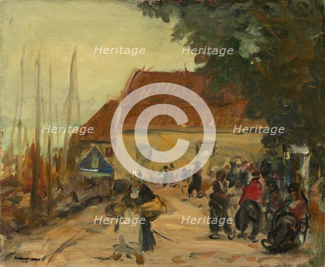 Volendam Street Scene, 1910. Creator: Robert Henri.