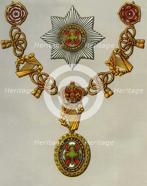 The Most Illustrious Order of St Patrick, 1941. Artist: Unknown