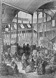 'Borough Market', 1872. Artist: Adolphe François Pannemaker