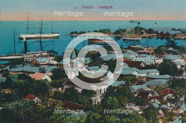 'Tahiti. Papeete', c1920. Artist: Unknown.