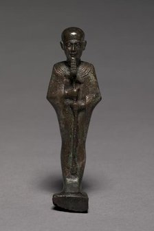 Statuette of Ptah, 664-525 BC. Creator: Unknown.