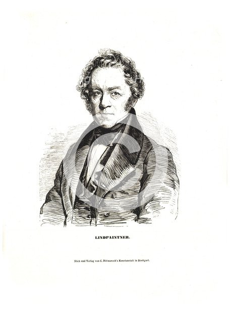 Portrait of Peter Joseph von Lindpaintner (1791-1856), 1836.