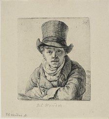 Self-Portrait, c. 1814. Creator: Pieter Christoffel Wonder.