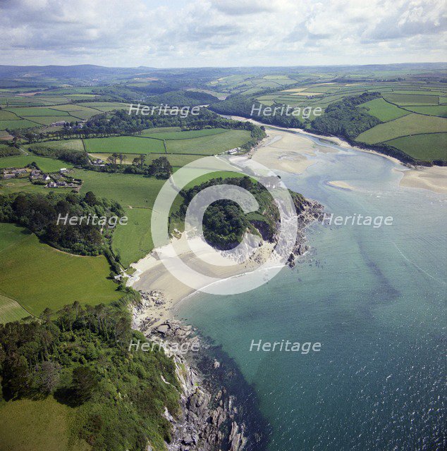 Mouth of the River Erme, Devon, 1975. Artist: Aerofilms.