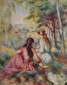 'In the Meadow', c1888. Artist: Pierre-Auguste Renoir.