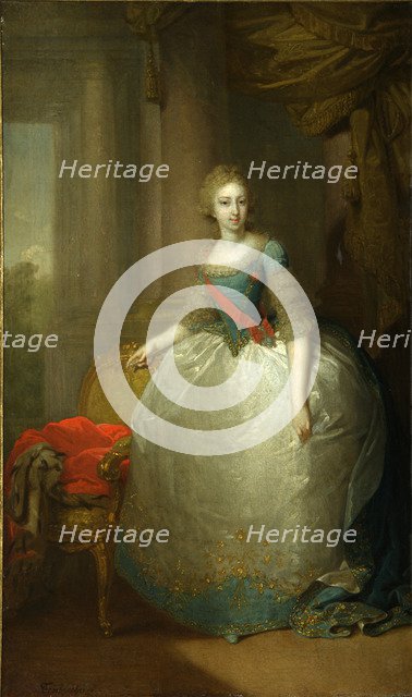 Grand Duchess Elena Pavlovna of Russia (1784-1803), 1797. Artist: Borovikovsky, Vladimir Lukich (1757-1825)