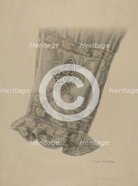 Cuff Lace, c. 1937. Creator: Erwin Schwabe.