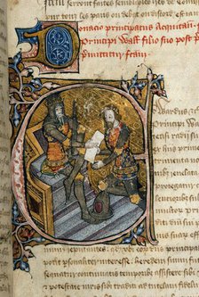 Black Prince receives Aquitaine, 1386-1399. Creator: Unknown.