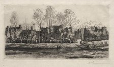 Amiens, the Banks of the Somme, 1907. Creator: Auguste Louis Lepère (French, 1849-1918).