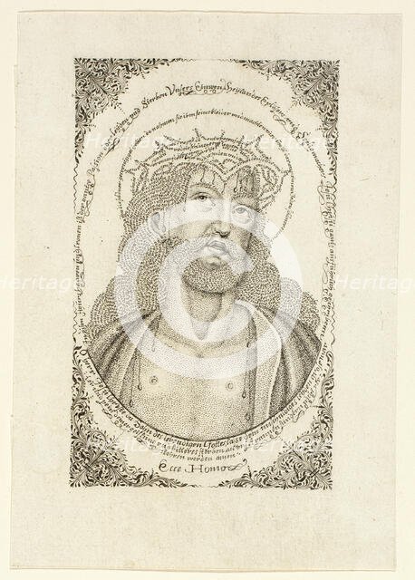 Ecce Homo, n.d. Creator: Johann Michael Püchler.