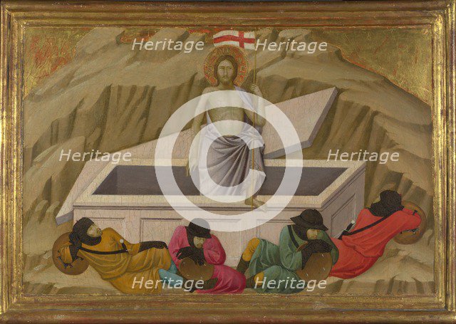 The Resurrection (From the Basilica of Santa Croce, Florence), c. 1324-1325. Artist: Ugolino di Nerio (ca 1280-1349)