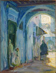 Street in Tangier, ca. 1910. Creator: Henry Ossawa Tanner.