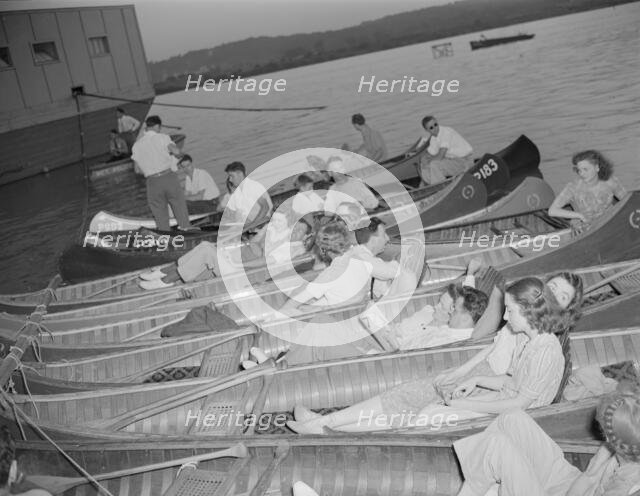 Russian war anniversary benefit at the Watergate, Washington, D.C., 1942. Creator: Gordon Parks.