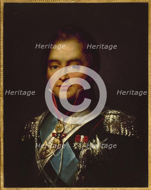 Portrait of Charles-Ferdinand d'Artois, Duke of Berry (1778-1820), 1820. Creator: Jean-François Thuaire.