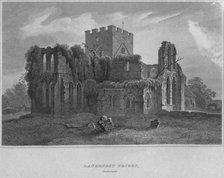 'Lanercost Priory, Cumberland', 1814. Artist: John Greig.