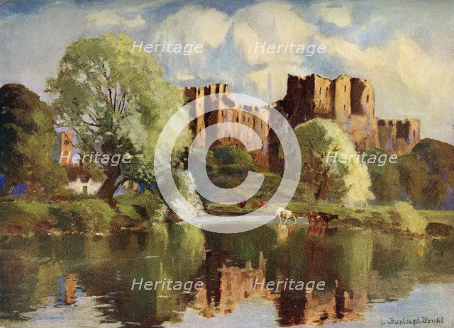 'Ludlow Castle, Shropshire', 1924-1926.Artist: Louis Burleigh Bruhl